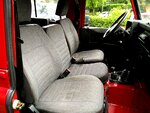 1992 LR LHD Defender 90 Red 200 Tdi interior front seats.jpg