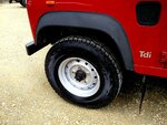 1992 LR LHD Defender 90 Red 200 Tdi WOLF rims with new tyres.jpg