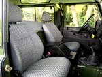 1992 LR LHD Defender 90 200 Tdi A Eastnor Green interior front seats.jpg