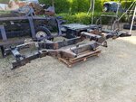 1991 LR LHD Defender 90 Tdi Black stripped completed chassis front.jpg