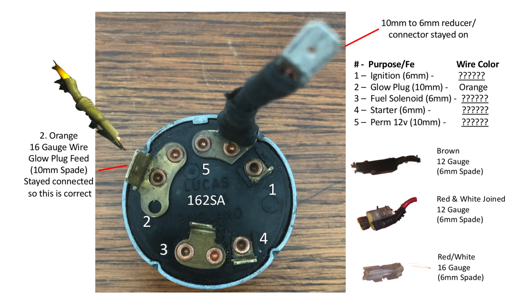 Help re-wiring Ignition Switch (Lucas 162SA) | NAS-ROW Land Rover Defender  Forum Ford Ignition Switch Diagram NAS-ROW Land Rover Defender Forum