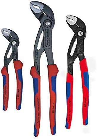 KNIPEX - 9K 00 80 05 US Tools - 3 Piece Multi-Component Cobra Set (7, 10, & 12) (9K008005US)